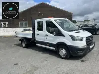 Used Ford Transit 130 HP (95 kW) 2021 White Cabriolet