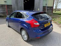 Used Ford Focus Zetec 2014 Blue Hatchback