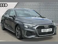 Used Audi A3 S-Line 110 HP (80 kW) 2023 Grey Sedan