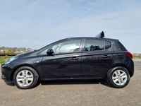 Used Vauxhall Corsa Design Edition 90 HP (66 kW) 2015 Black Hatchback