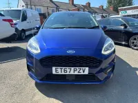 Used Ford Fiesta ST-Line 125 HP (91 kW) 2018 Blue Hatchback