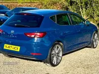 Used Seat Leon SE Dynamic 110 HP (80 kW) 2017 Blue Hatchback