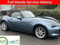 Used Mazda MX5 131 HP (96 kW) 2016 Blue Cabriolet