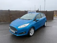 Used Ford Fiesta Zetec 82 HP (60 kW) 2014 Blue Hatchback