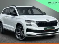 New Skoda Karoq SportLine 150 HP (110 kW) 2026 Moon white metallic SUV
