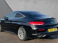 Used Mercedes C200 AMG line 184 HP (135 kW) 2018 Black Coupe