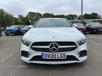Used Mercedes A200 AMG line 163 HP (119 kW) 2020 White Hatchback