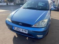 Used Ford Focus Zetec 2002 Blue Hatchback