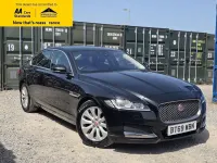 Begagnad Jaguar XF Portfolio 163 HK (119 kW) 2019 Svart Sedan
