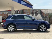 Used Audi Q5 S-Line 190 HP (139 kW) 2017 Blue SUV