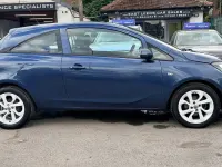Used Vauxhall Corsa 75 HP (55 kW) 2016 Blue Hatchback