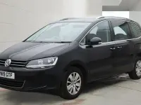 Usado VW Sharan SE 150 HP (110 kW) 2019 Preto Monovolume