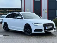 Used Audi A6 Black Edition 190 HP (139 kW) 2015 White Estate
