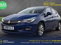 Used Vauxhall Astra Design Edition 110 HP (80 kW) 2018 Blue Hatchback