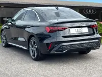 New Audi A3 S-Line 2026 Black Sedan