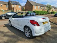 Used Peugeot 207 Roland Garros 2012 White Cabriolet