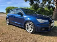 Used Audi A1 S-Line 105 HP (77 kW) 2012 Blue Hatchback