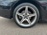 Usado Mercedes C220 AMG line 170 HP (125 kW) 2018 Preto Coupé