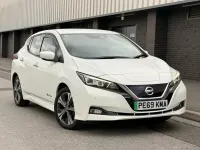 Used Nissan Leaf Tekna 110 kW (150 HP) 2019 White Hatchback