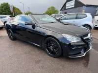 Used Mercedes E220 AMG 170 HP (125 kW) 2014 Black Cabriolet
