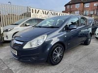 Used Vauxhall Corsa Club 89 HP (65 kW) 2009 Blue Hatchback