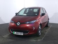 Used Renault Zoe Dynamique 67 kW (92 HP) 2018 Red Hatchback