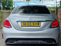 Used Mercedes C200 AMG line 2015 Silver Sedan