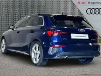Used Audi A3 S-Line 147 HP (108 kW) 2022 Blue Sedan