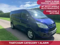 Begagnad Ford Transit Custom Limited 130 HK (95 kW) 2017 Blå Van