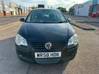 Used VW Polo Match 80 HP (58 kW) 2008 Black Hatchback