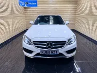 Used Mercedes C250 AMG line 204 HP (150 kW) 2015 White Estate