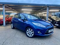 Used Ford Fiesta Zetec 2010 Blue Hatchback