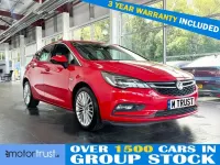 Used Vauxhall Astra Elite 150 HP (110 kW) 2016 Red Hatchback
