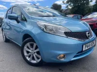 Used Nissan Note S 98 HP (72 kW) 2016 Blue Hatchback