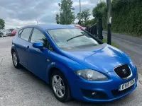 Used Seat Leon Ecomotive 105 HP (77 kW) 2010 Blue Hatchback