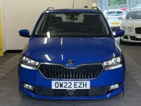 Used Skoda Fabia SE L 95 HP (69 kW) 2022 Blue Hatchback