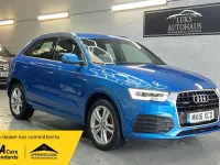 Begagnad Audi Q3 S-Line 150 HK (110 kW) 2016 Blå SUV