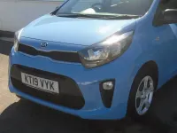 Used Kia Picanto 66 HP (48 kW) 2019 Blue Hatchback