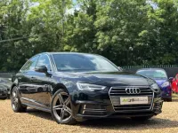 Used Audi A4 S-Line 150 HP (110 kW) 2018 Black Sedan