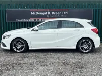 Used Mercedes A160 AMG line 102 HP (75 kW) 2017 White Hatchback