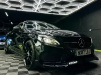 Used Mercedes C220 AMG Line Premium Plus 170 HP (125 kW) 2017 Black Coupe