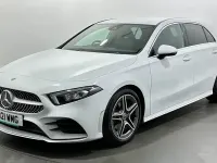 Used Mercedes A200 AMG line 163 HP (119 kW) 2020 White Hatchback