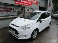 Used Ford B-MAX Zetec 90 HP (66 kW) 2013 White MPV