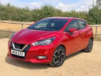 Used Nissan Micra Acenta 92 HP (67 kW) 2021 Red Hatchback