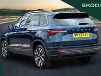 Used Skoda Karoq SE L 110 HP (80 kW) 2023 Petrol blue metallic SUV