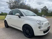 Used Fiat 500 Lounge 85 HP (62 kW) 2015 White Hatchback