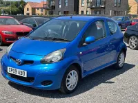 Used Toyota Aygo 67 HP (49 kW) 2009 Blue Hatchback