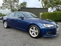 Used Audi A4 2017 Blue Sedan