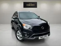 Used SsangYong Korando 2015 Black SUV