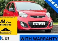 Used Kia Picanto 69 HP (50 kW) 2014 Red Hatchback